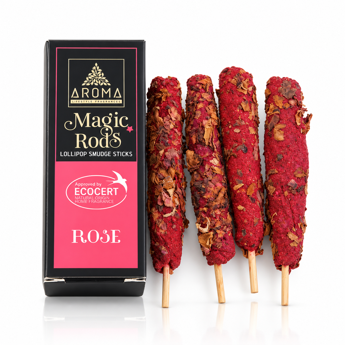 Incienso Rosas Magic Rods – Amor Propio y Armonía (4 uds.)