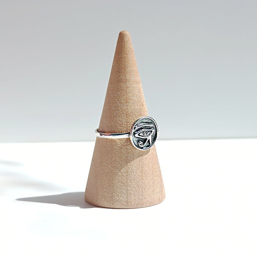 Anillo "Amuleto Ojo de Ra" en Plata de Ley 925 - Mystical Tienda