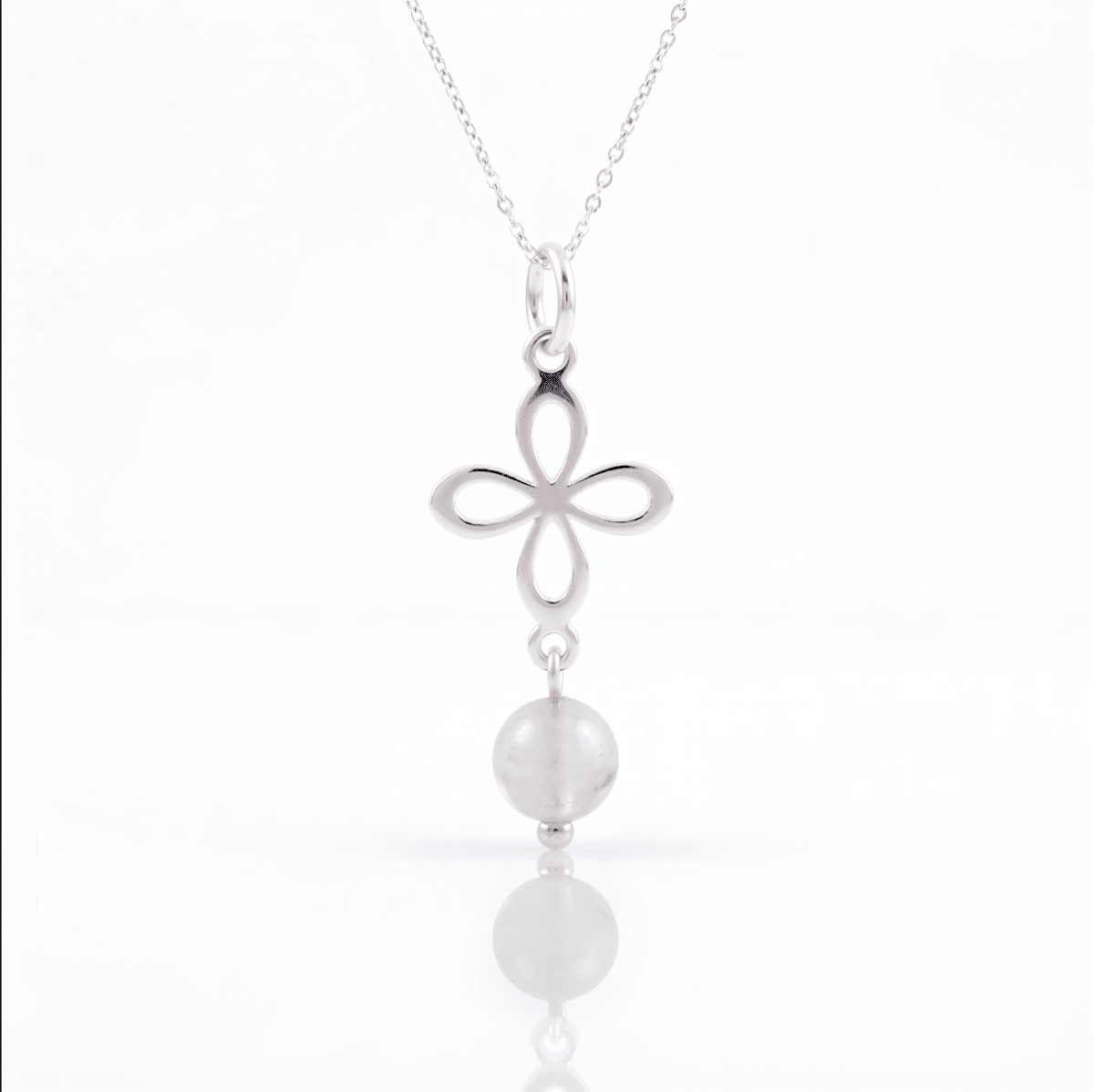 Colgante Amuleto Sigilo & Cuarzo Blanco - Plata de Ley 925 - Mystical Tienda