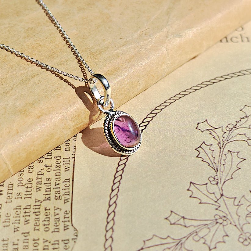 Colgante 'Antu' Amatista y Plata de Ley 925 - Mystical Tienda