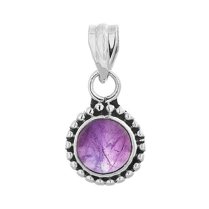 Colgante 'Anumati' de Amatista y Plata de Ley 925 - Mystical Tienda