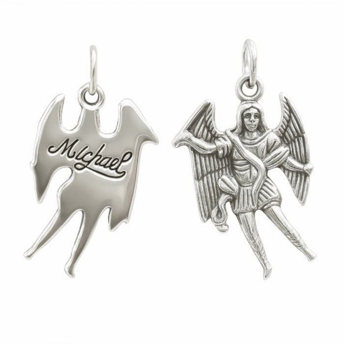 Colgante Arcángel Miguel en Plata de Ley 925 - Mystical Tienda