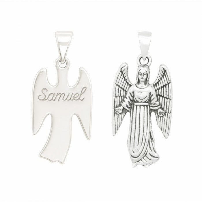 Colgante Arcángel Samuel en Plata de Ley 925 - Mystical Tienda