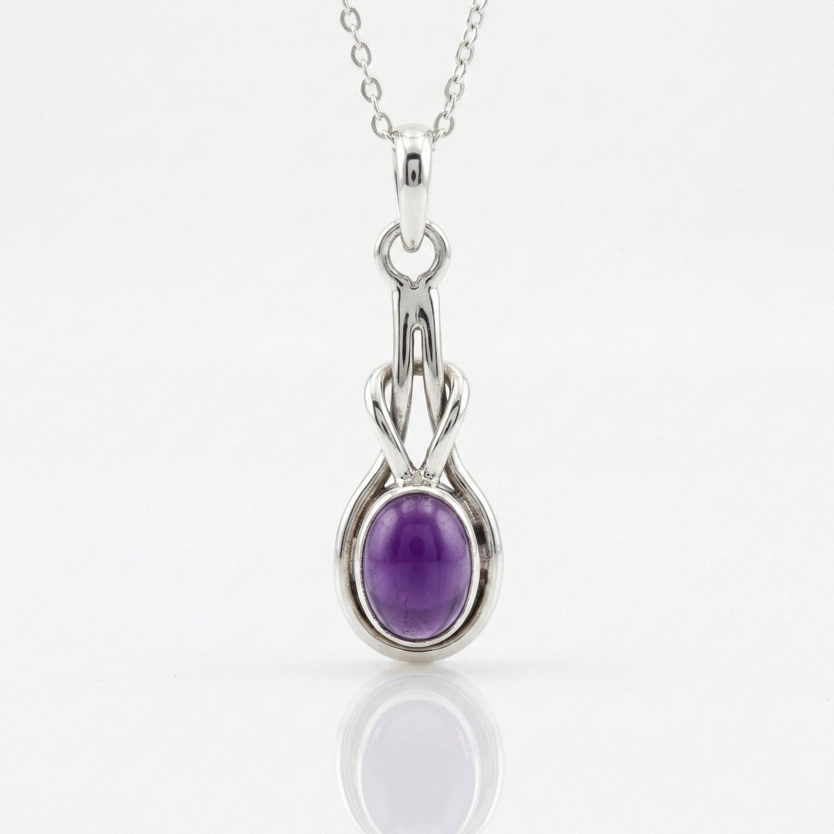 Colgante Arwen Amatista y Plata de Ley 925 - Mystical Tienda
