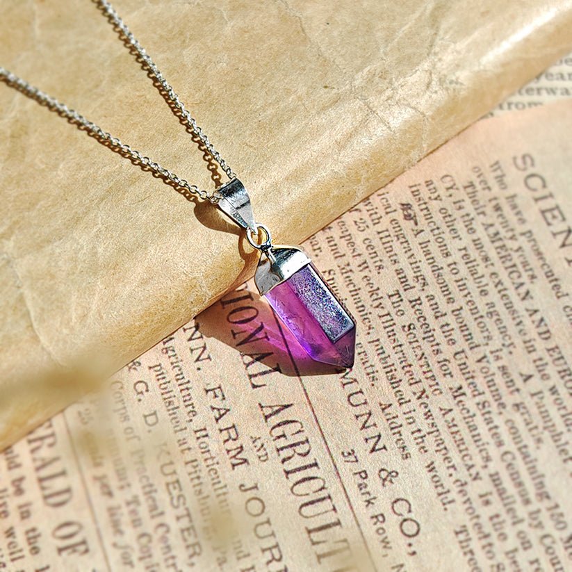 Colgante 'Atum' Amatista y Plata de Ley 925 - Mystical Tienda