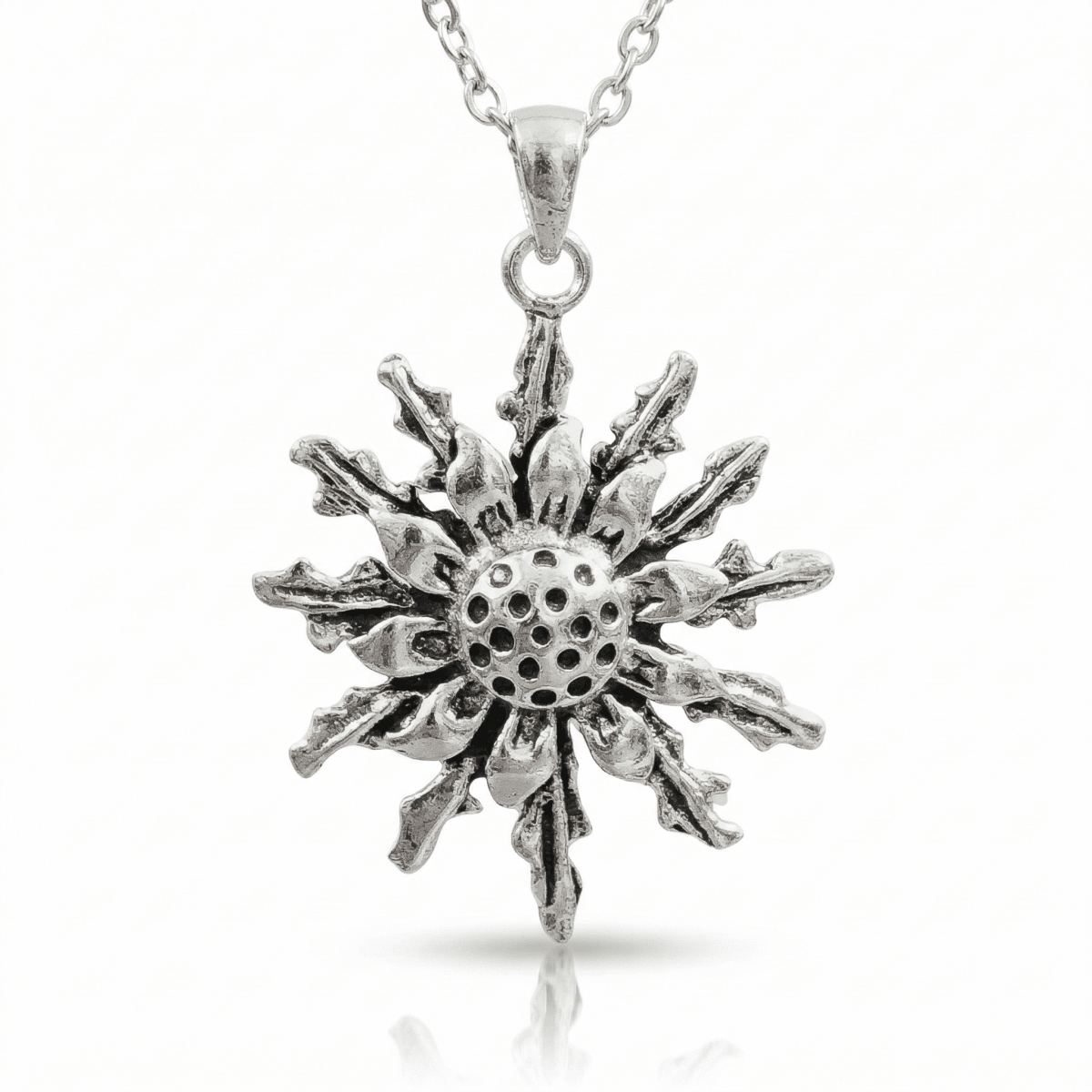 Colgante Eguzkilore - Plata de Ley 925 - Mystical Tienda