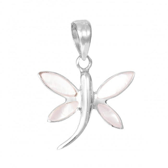 Colgante Libélula Joy Nácar - Plata de Ley 925 - Mystical Tienda