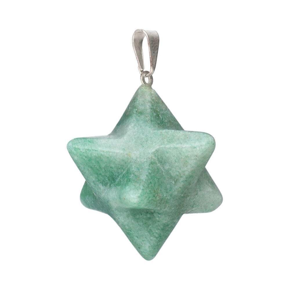 Colgante Merkaba de Cuarzo Verde - Mystical Tienda