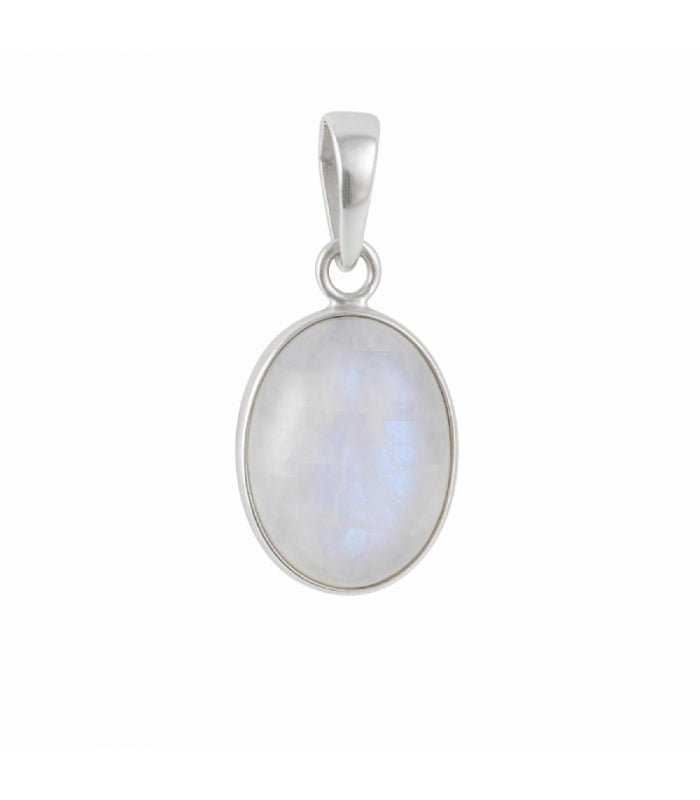 Colgante 'Nanshe' de Piedra de Luna y Plata de Ley 925 - Mystical Tienda