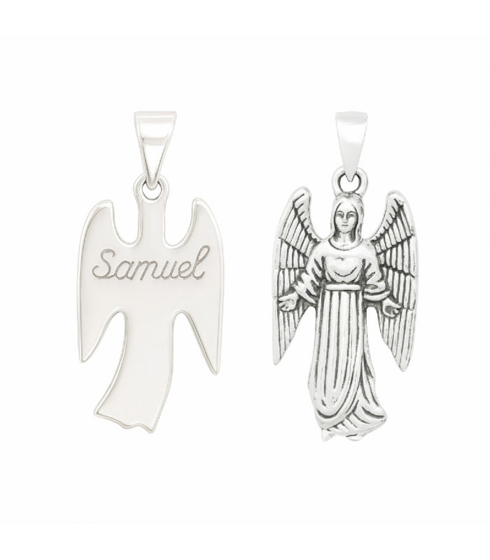 Colgante Arcángel Samuel en Plata de Ley 925 - Mystical Tienda