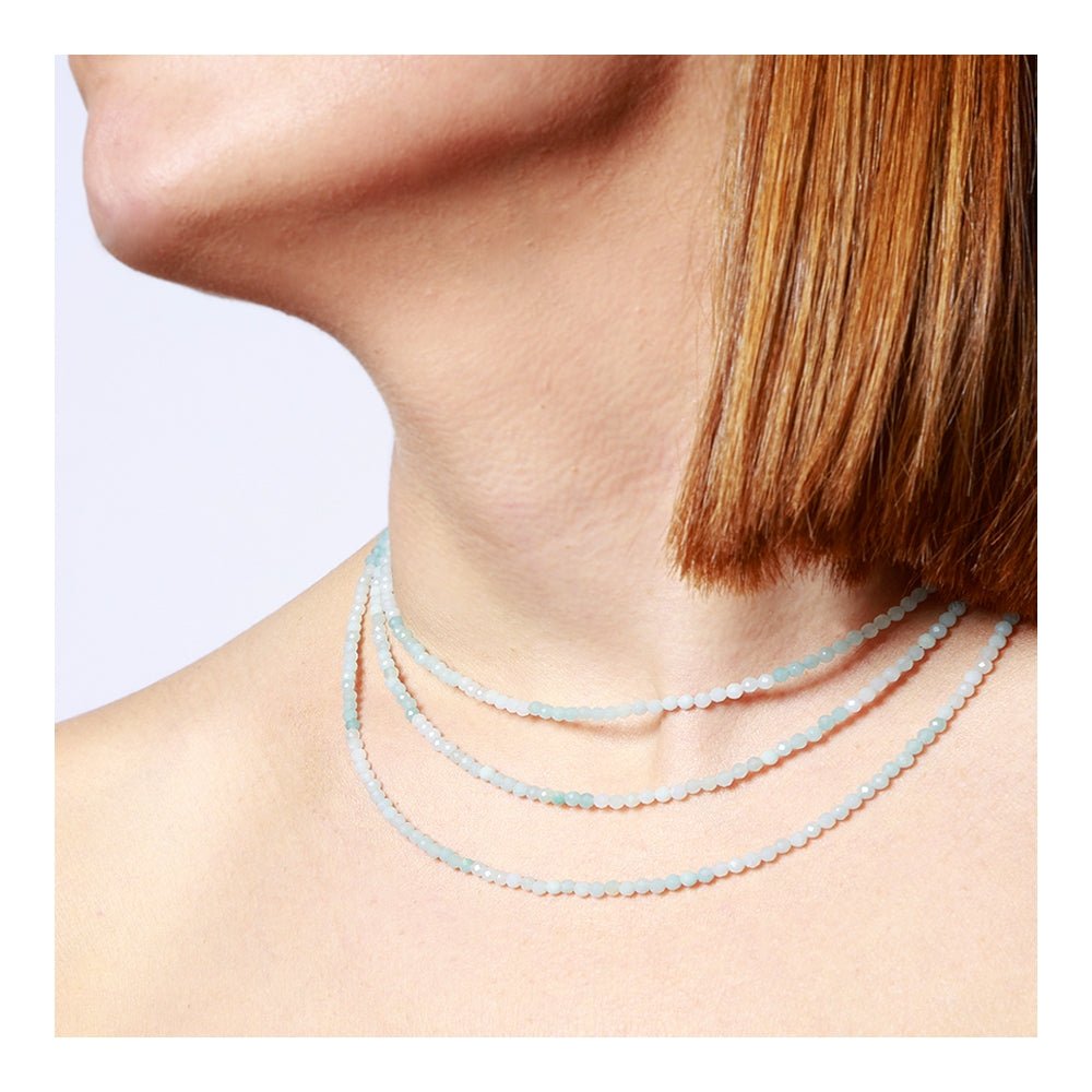 Collar 'Althaea' de Amazonita - Mystical Tienda