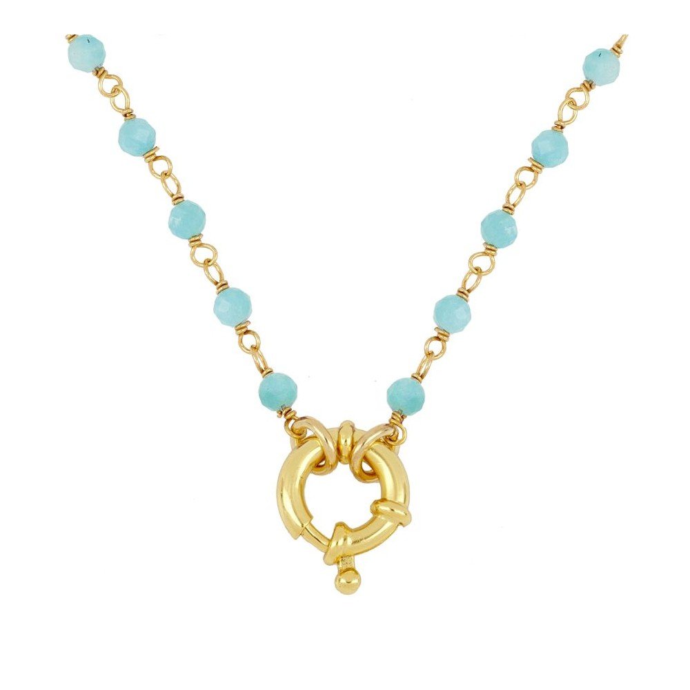 Collar 'Beatrice' - Amazonita - Mystical Tienda