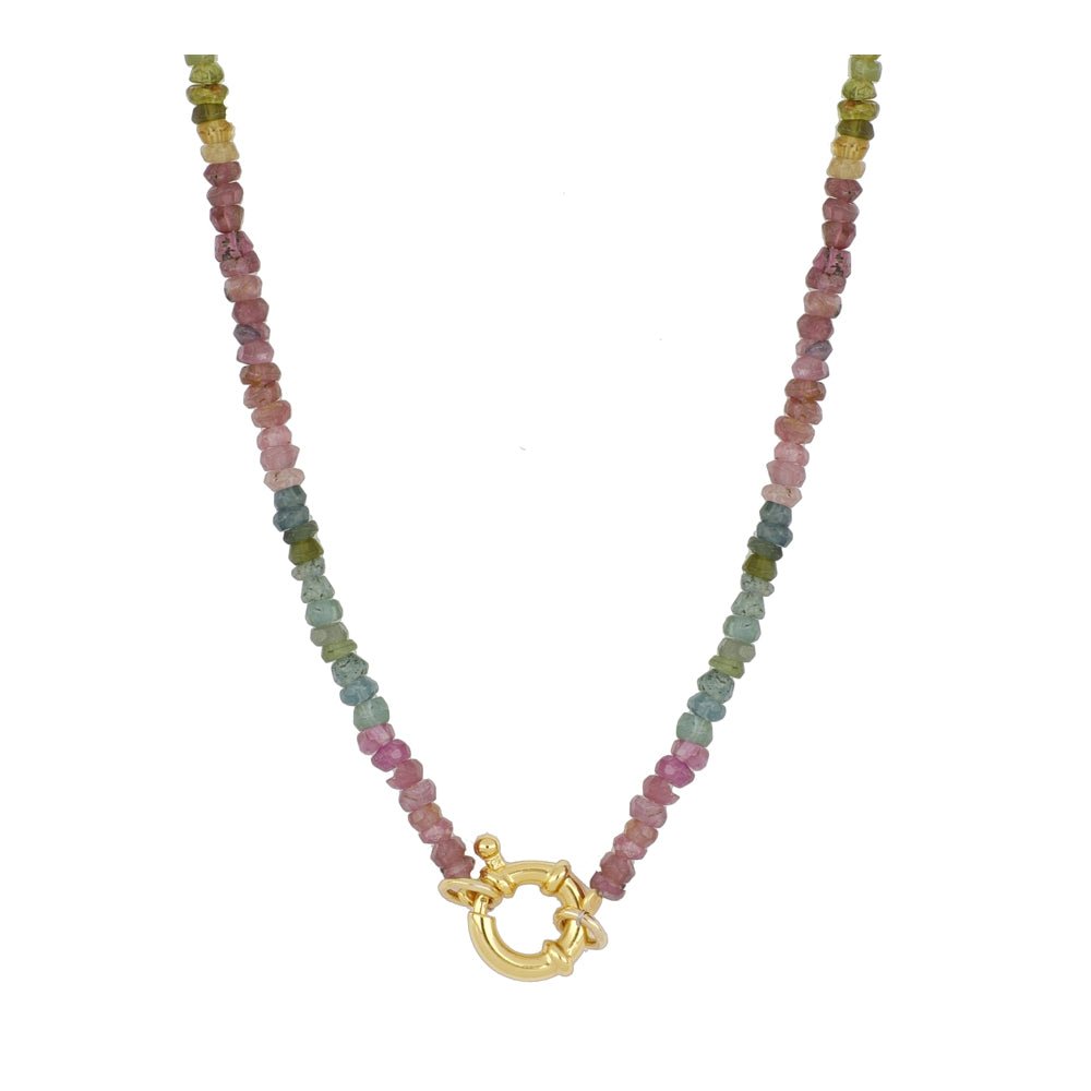 Collar 'Kate' - Turmalina Multicolor - Mystical Tienda
