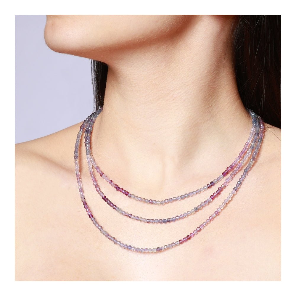 Collar 'Nairisa' - Fluorita Arcoiris - Mystical Tienda