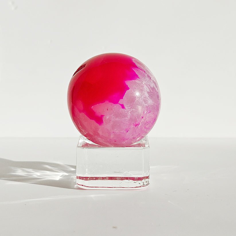 Esfera de Ágata Rosa - Mystical Tienda