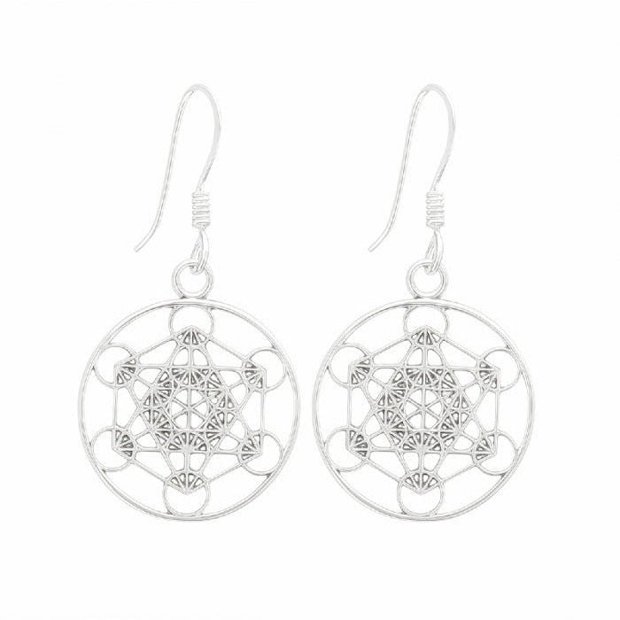 Pendientes Metatrón - Plata de Ley 925 - Mystical Tienda