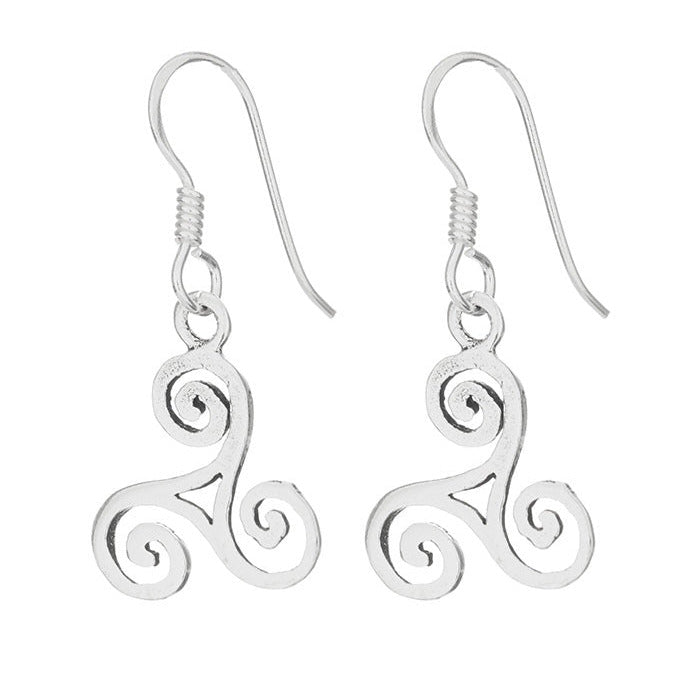 Pendientes Trisquel en Plata de Ley 925 - Mystical Tienda