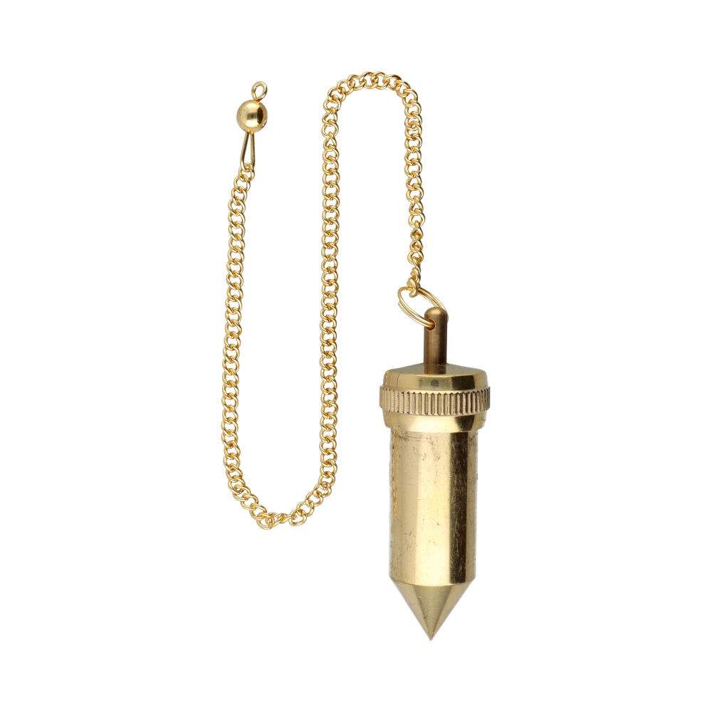 Péndulo Bala Bronce con Testigo - Mystical Tienda
