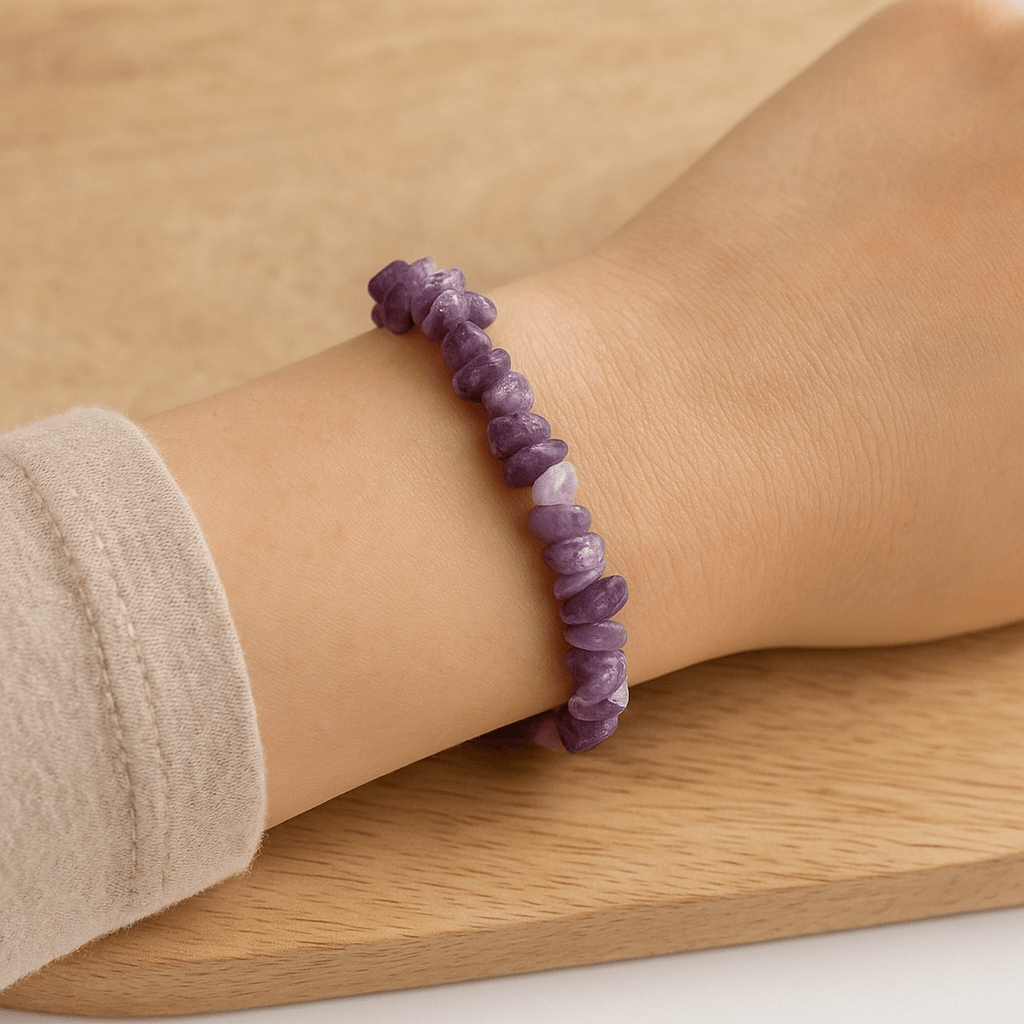 Pulsera Chip de Lepidolita - Mystical Tienda