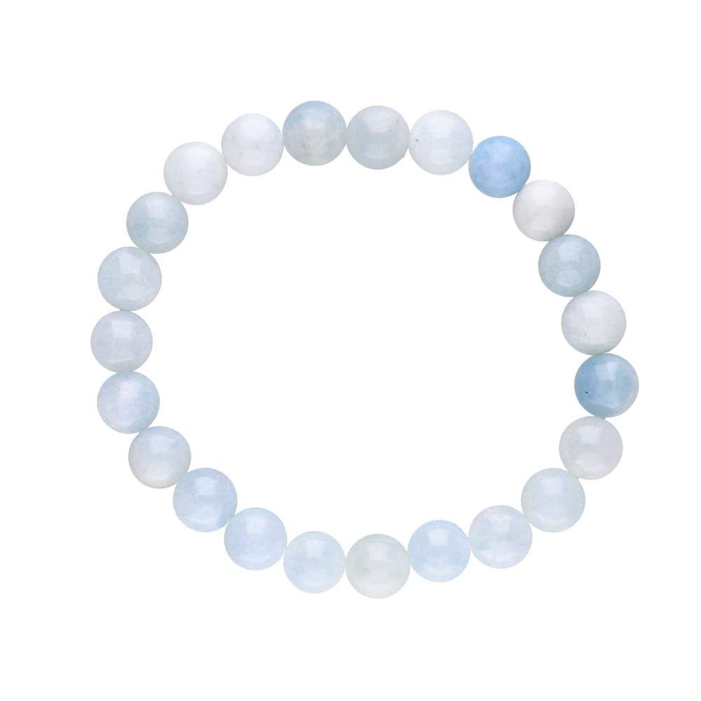 Pulsera de Aguamarina Bola Lisa - Mystical Tienda