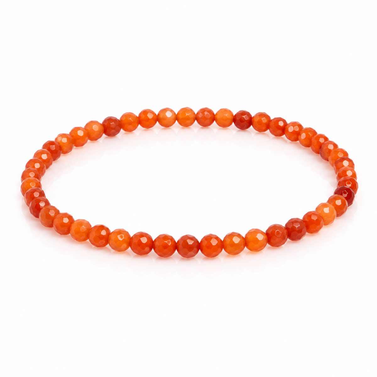Pulsera de Cornalina bola facetada - Mystical Tienda