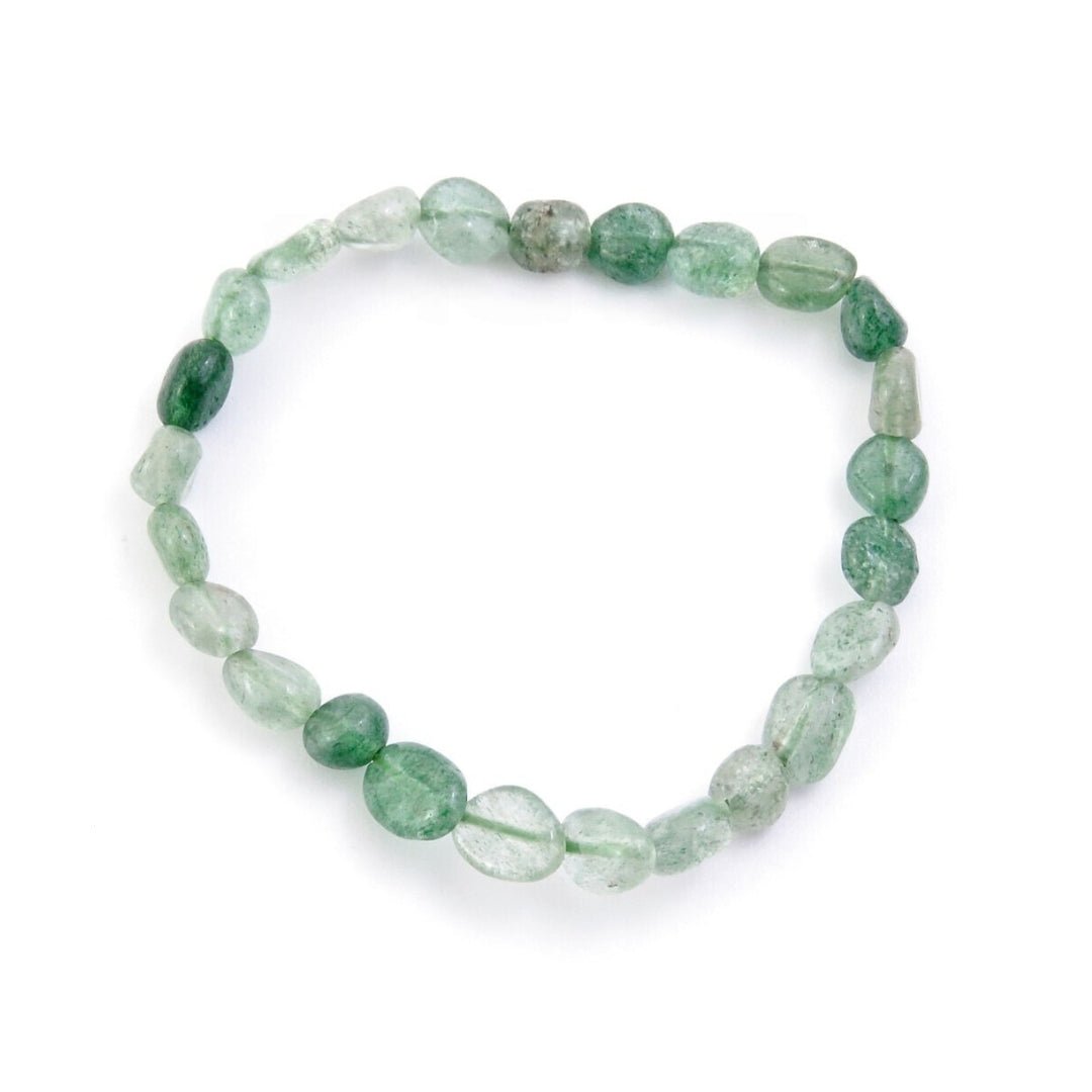 Pulsera de Cuarzo Verde en Rodados - Mystical Tienda
