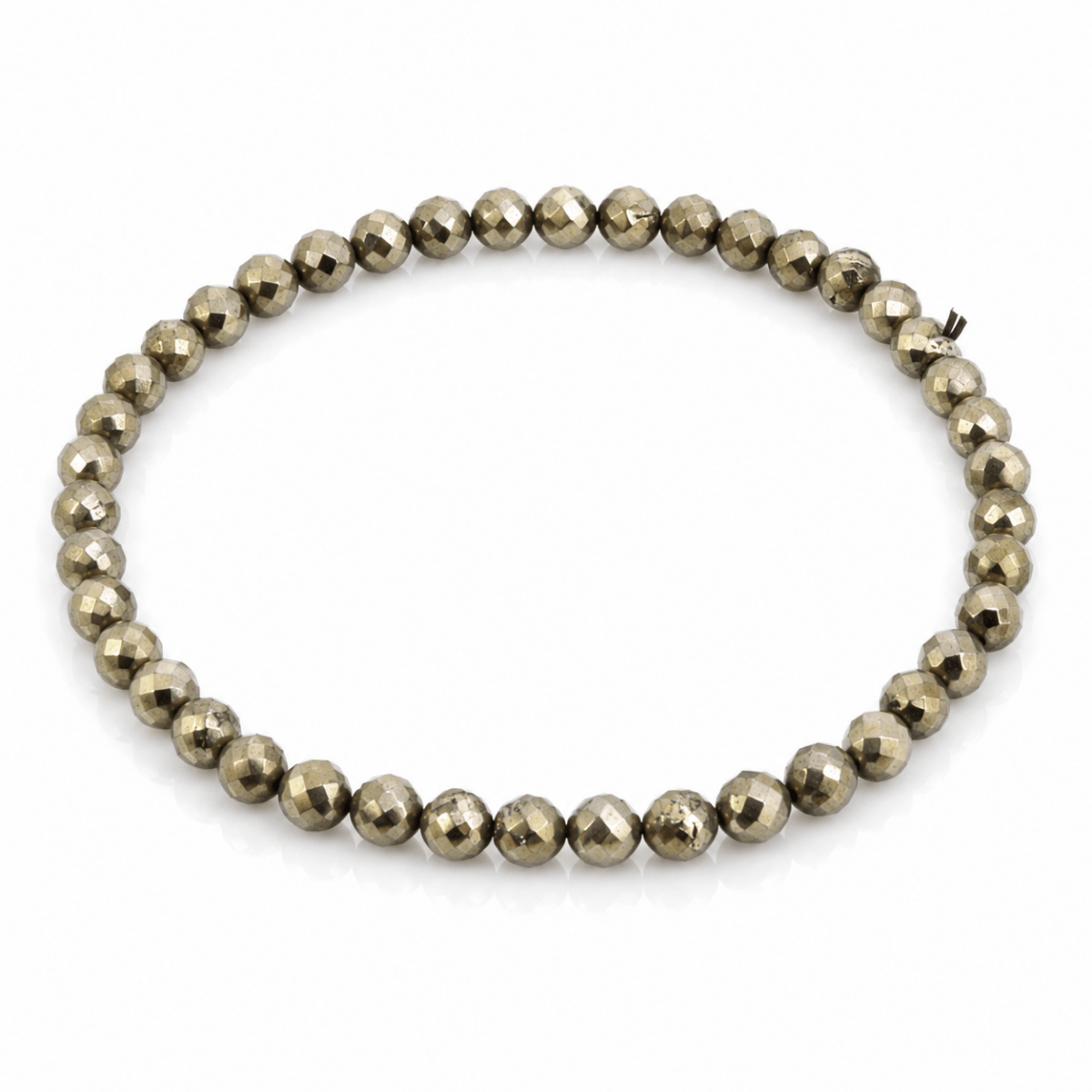 Pulsera de la Abundancia - Pirita Bola Facetada - Mystical Tienda