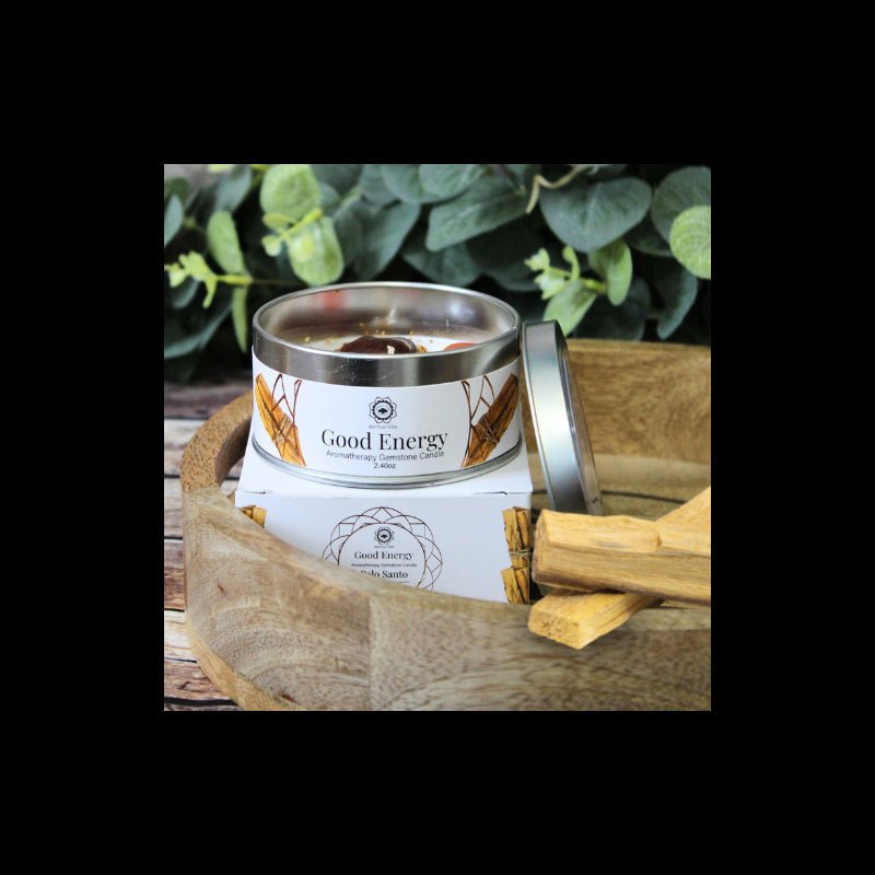 Vela 'Green Tree' - Buenas Energía & Carneola - Mystical Tienda