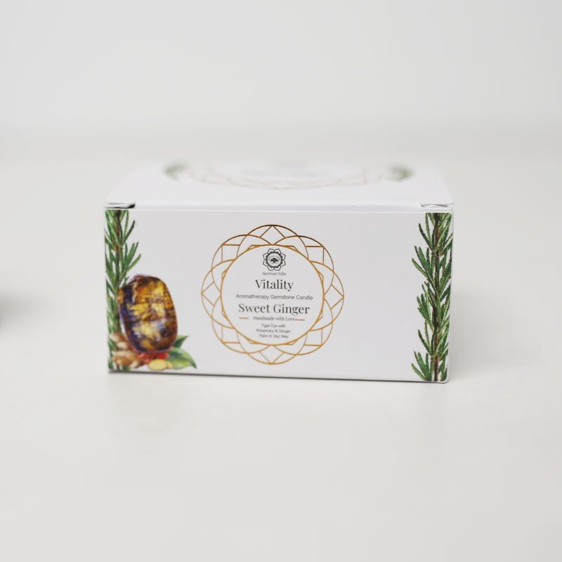 Vela 'Green Tree' - Vitalidad & Ojo de Tigre - Mystical Tienda