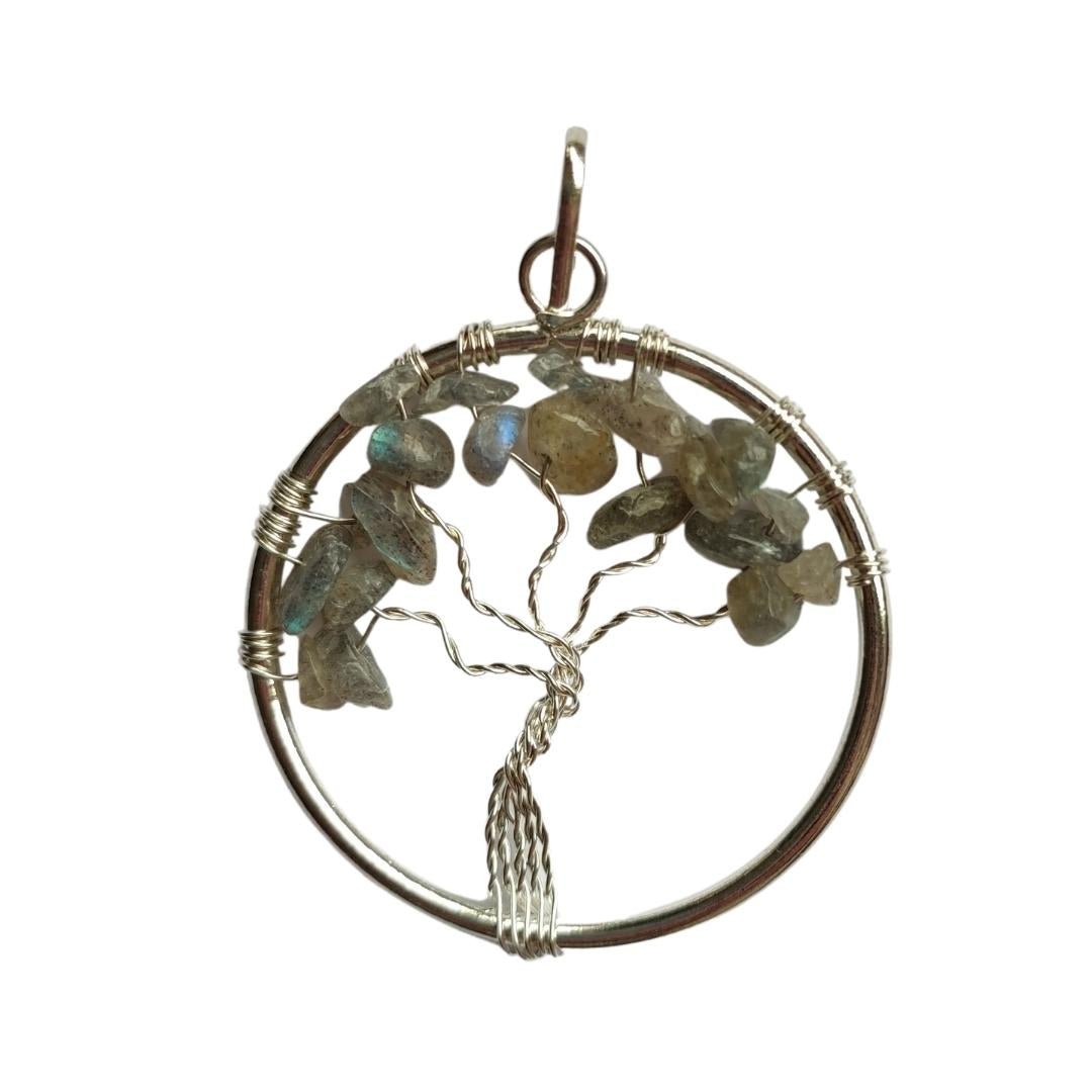 Colgante Árbol de la Vida y Labradorita - Mystical Tienda