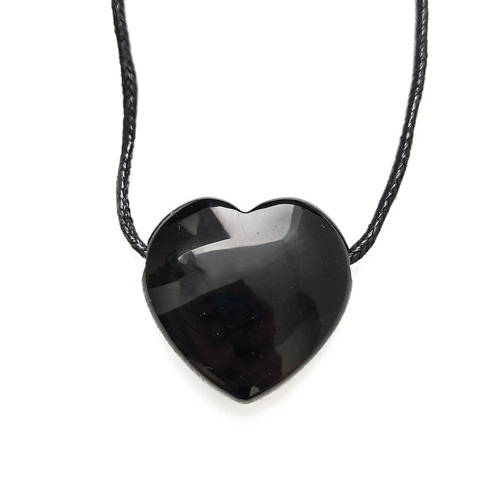 Colgante Corazón de Ónix - Mystical Tienda Esotérica y de Minerales