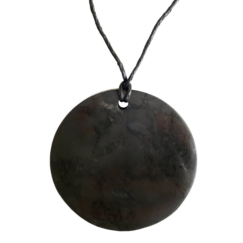 Colgante de Shungit Círculo Grande - Mystical Tienda Esotérica y de Minerales