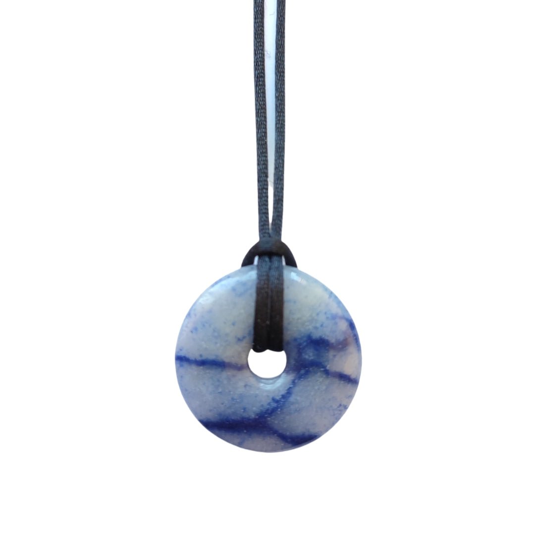 Colgante Donut de Cuarzo Azul - Mystical Tienda