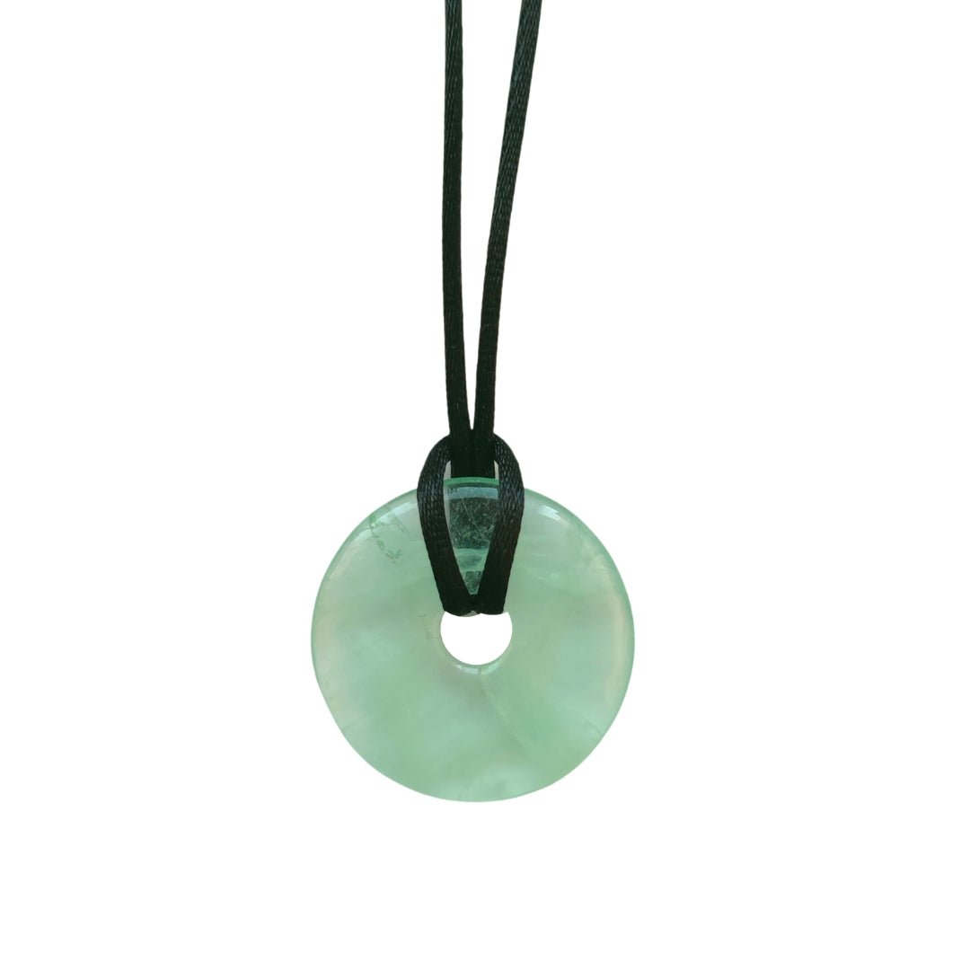 Colgante Donut de Fluorita Verde - Mystical Tienda