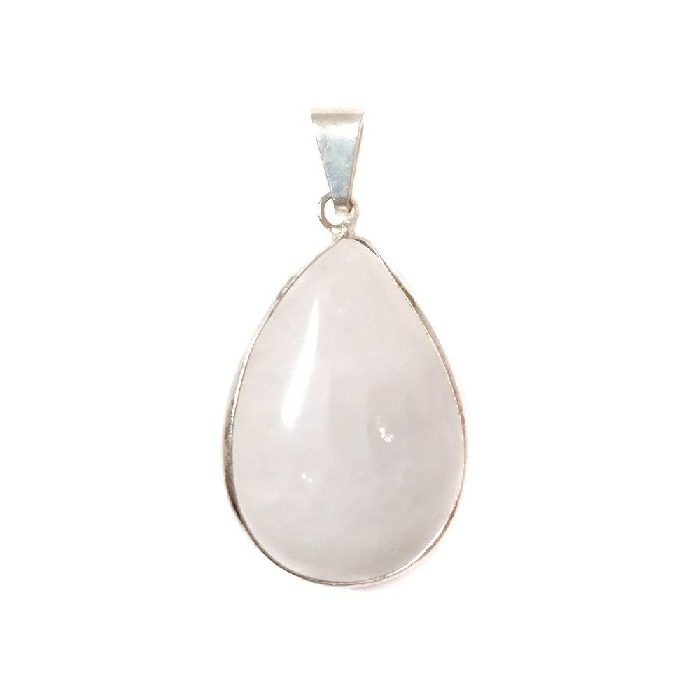 Colgante Lágrima de Cuarzo Nieve - Mystical Tienda Esotérica y de Minerales