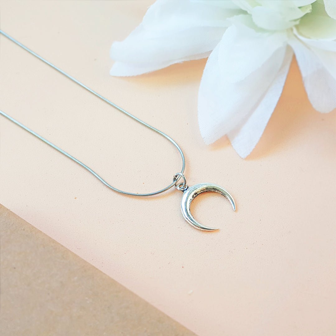 Colgante Moon en Plata de Ley 925 - Mystical Tienda