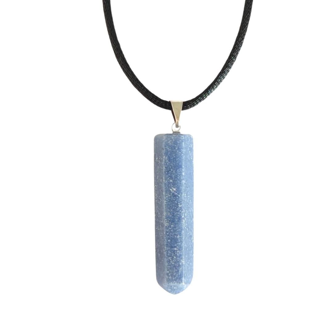 Colgante Punta de Cuarzo Azul - Mystical Tienda