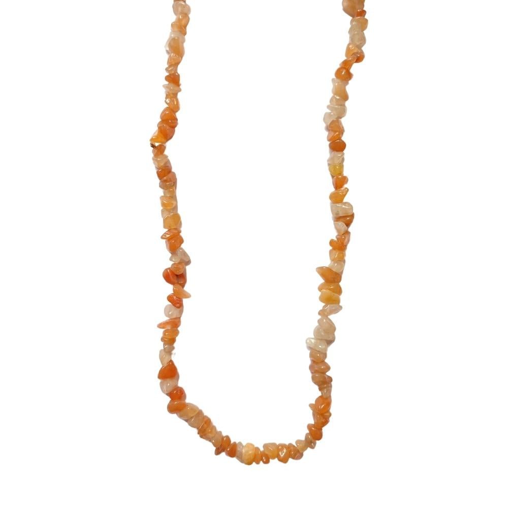 Collar Chip de Aventurina Naranja - Mystical Tienda