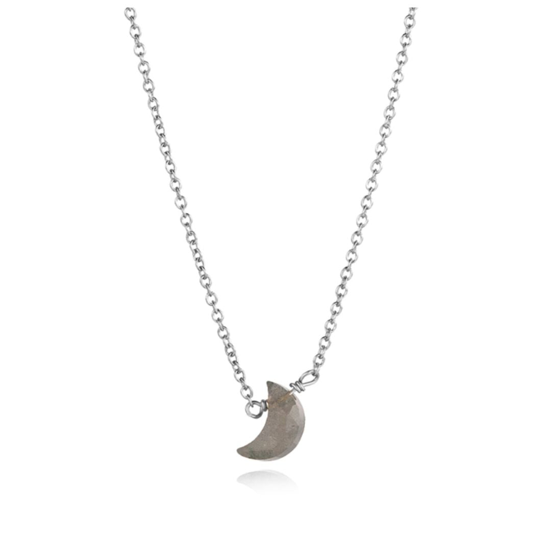 Collar Lunae Labradorita - Plata de Ley 925 - Mystical Tienda