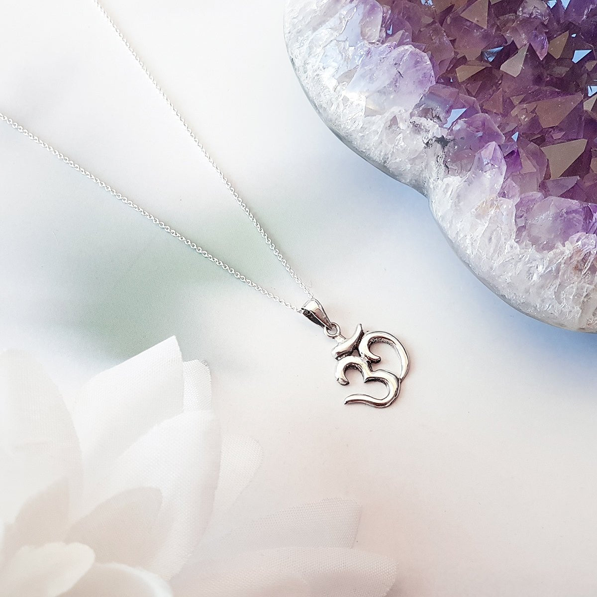 Collar OM en Plata de Ley 925 - Mystical Tienda