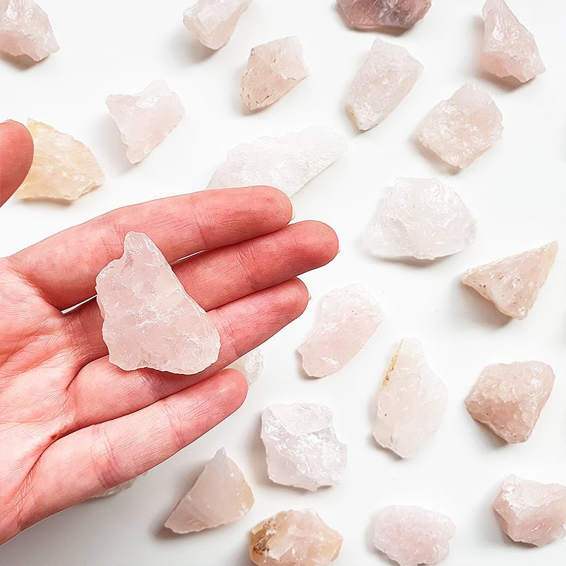 Cuarzo Rosa en Bruto - Mystical Tienda