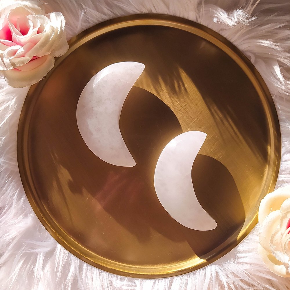 Luna de Selenita - Mystical Tienda Esotérica y de Minerales