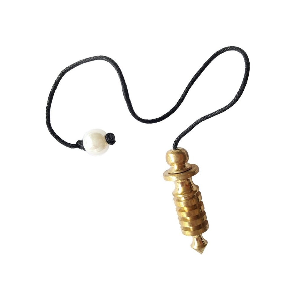 Péndulo Isis 4 Baterías Bronce con Testigo - Mystical Tienda