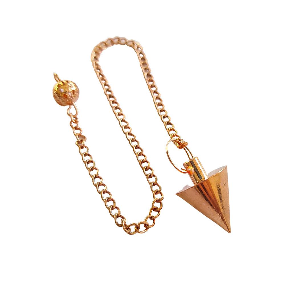 Péndulo Triangular Cobre - Mystical Tienda