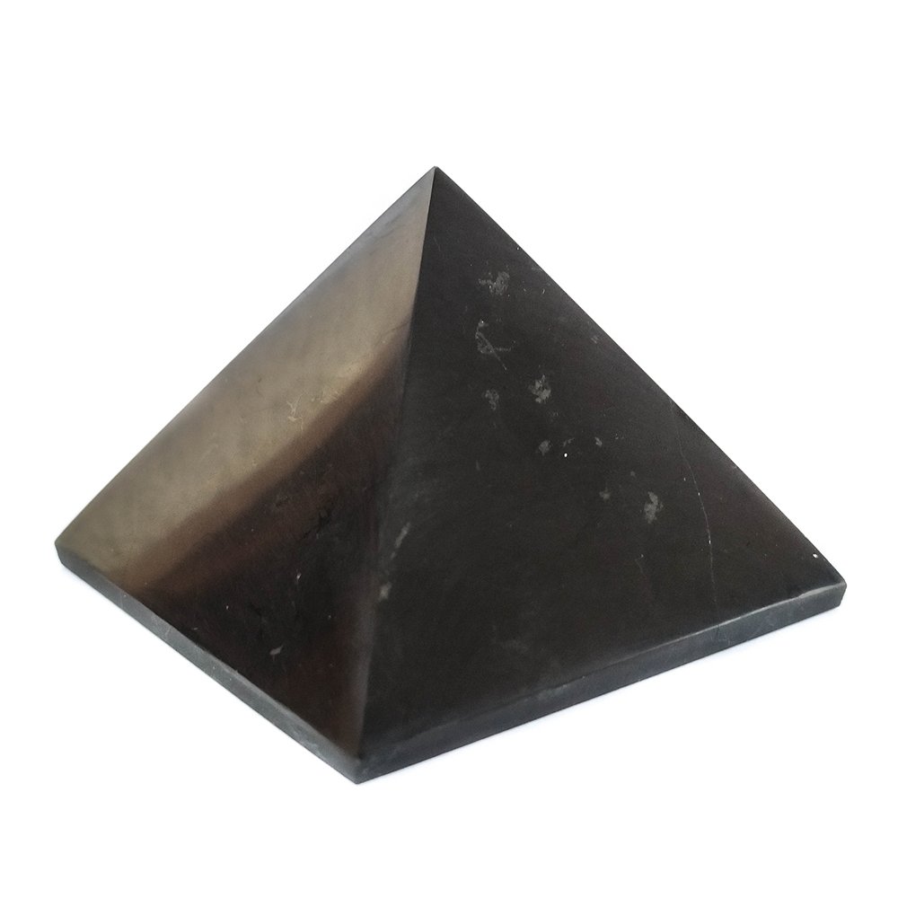 Pirámide de Shungit Pulida - Mystical Tienda Esotérica y de Minerales