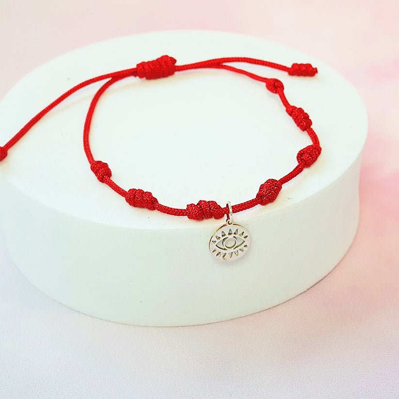 Pulsera 7 Nudos con Ojo Turco S925 - Mystical Tienda