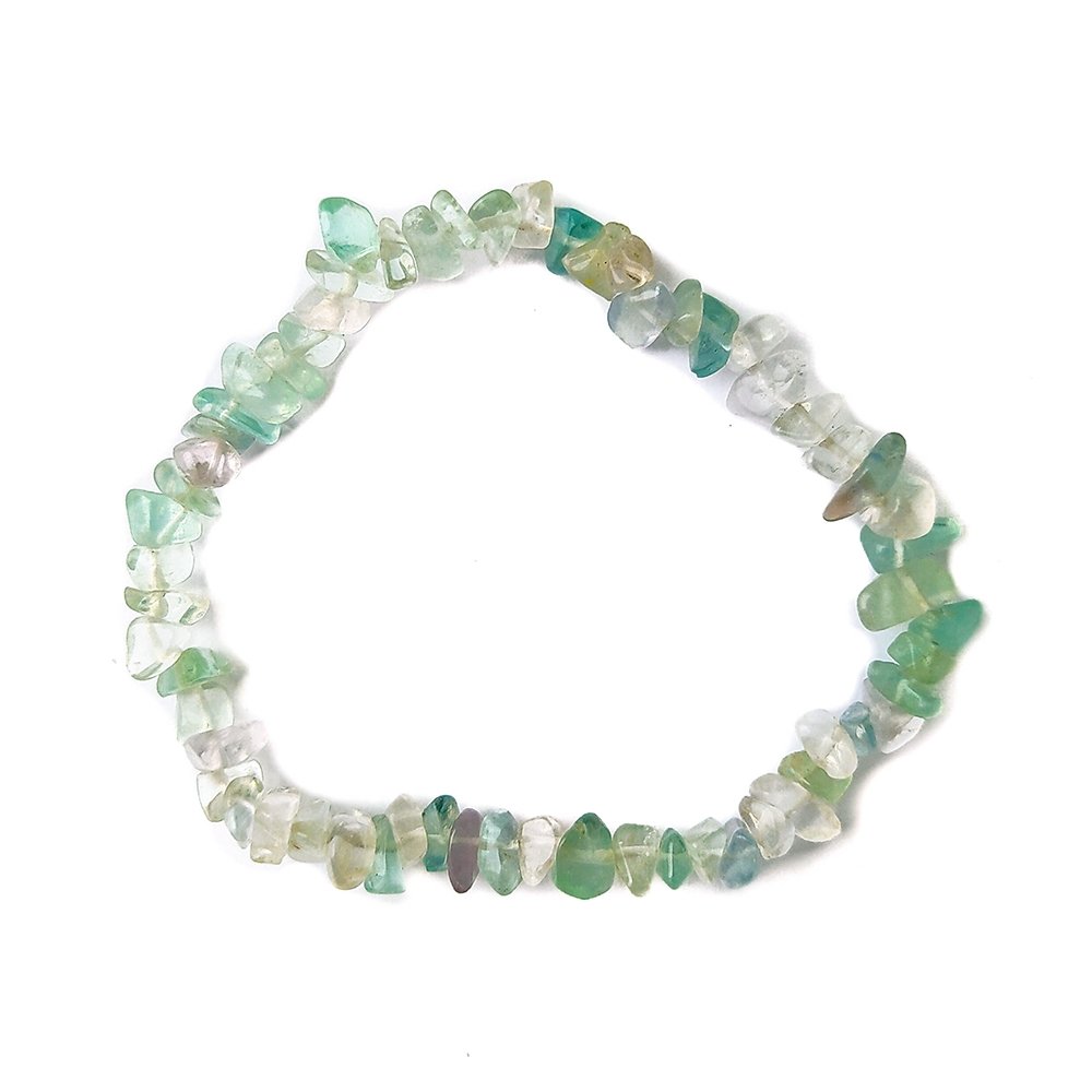 Pulsera Chip de Fluorita Verde - Mystical Tienda Esotérica y de Minerales