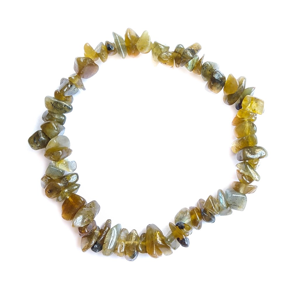 Pulsera Chip de Labradorita - Mystical Tienda Esotérica y de Minerales
