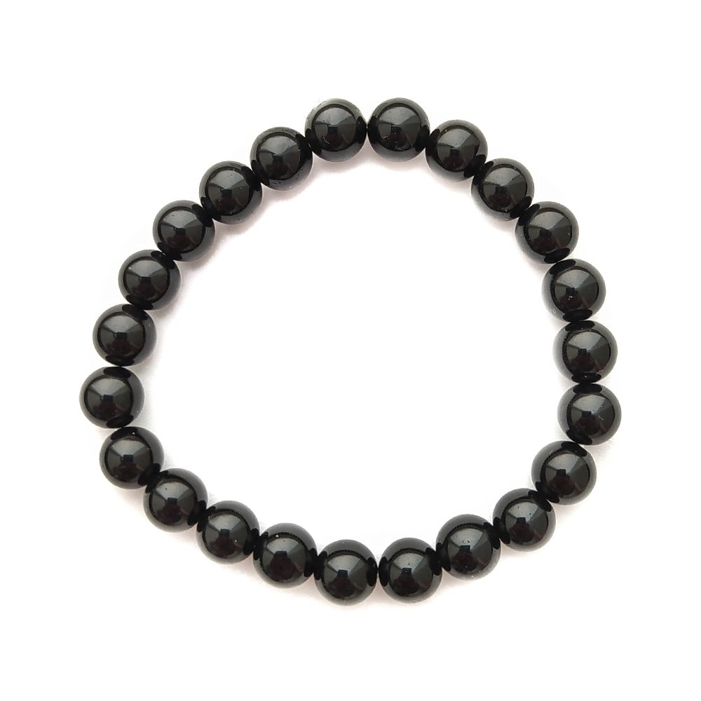 Pulsera de Obsidiana Negra Bola - Mystical Tienda Esotérica y de Minerales