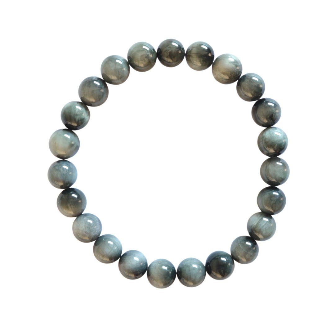 Pulsera de Ojo de Gato en Bola Lisa - Mystical Tienda